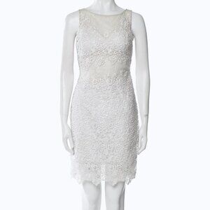 Basix Black Label Lace Illusion Sleeveless Dress
